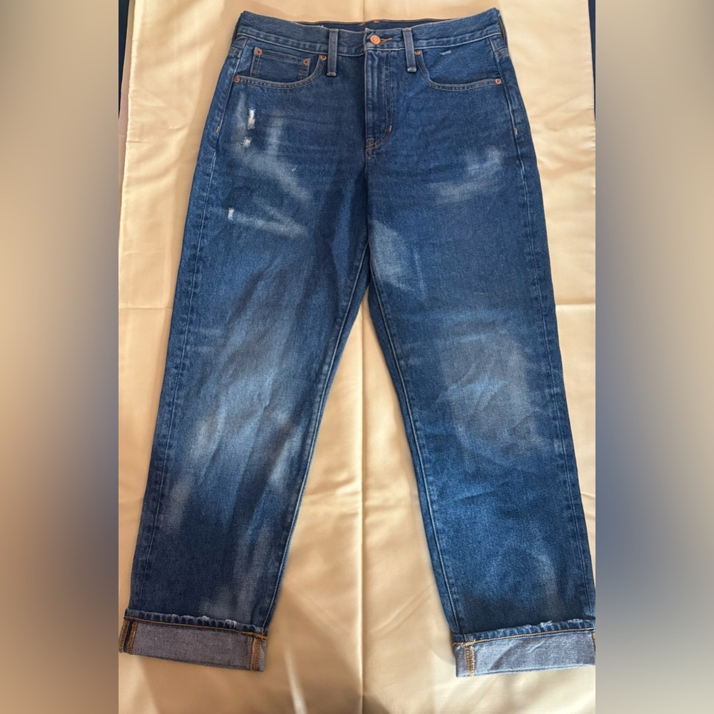 J.Crew Slouchy Boyfriend Jeans 27 Women’s Bright Indigo Wash